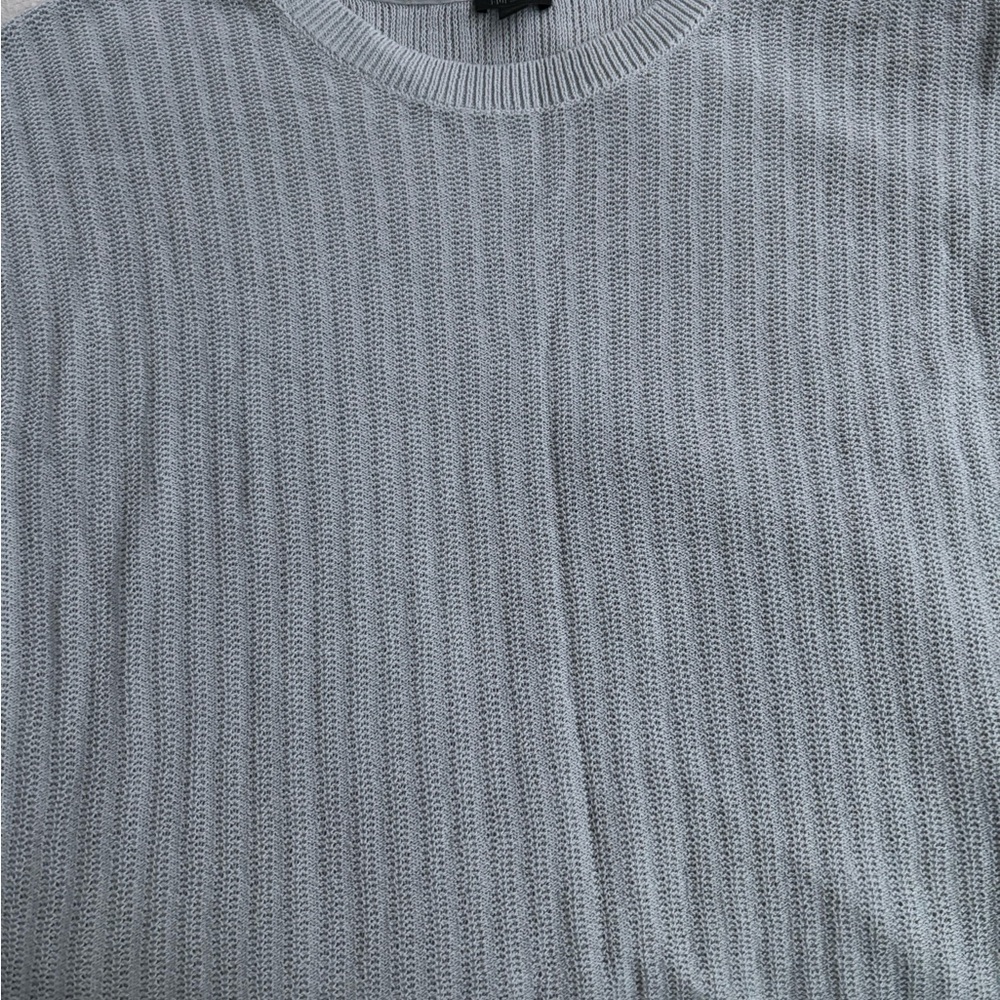 J. Jill Women's Light Gray Textured Sweater